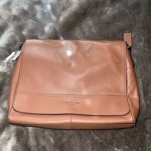 Coach leather messenger bag